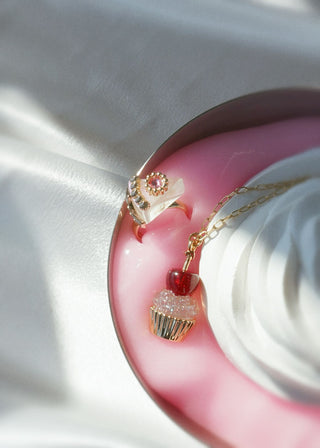 Cherry Cupcake Pendant