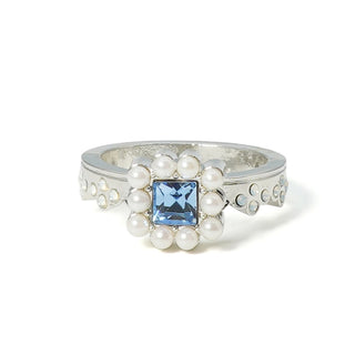 Crystal lace ring