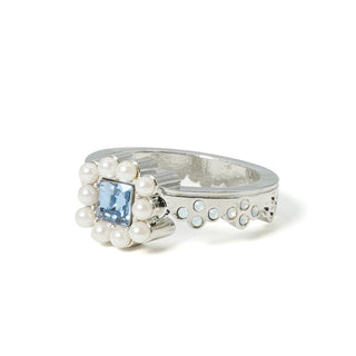 Crystal lace ring