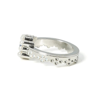 Crystal lace ring
