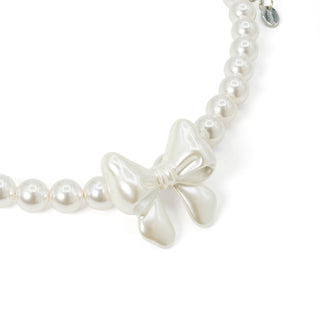Baby Ribbon Pearl Necklace