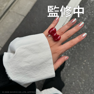 Hello Kitty x Liquem / ハローキティ リボン・リング（ラメ）