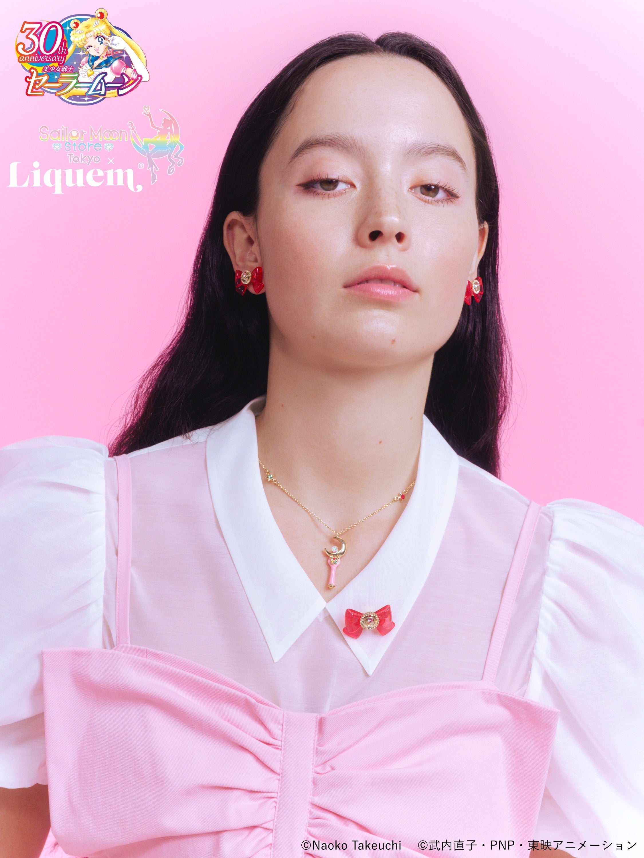 Sailor Moon store x Liquem / 変身ブローチリボンピンズ