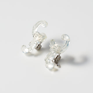 Crystal Rococo clip on Earrings