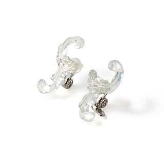 Crystal Rococo clip on Earrings