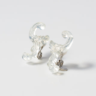 Crystal Rococo clip on Earrings