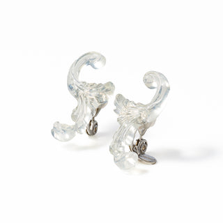 Crystal Rococo clip on Earrings