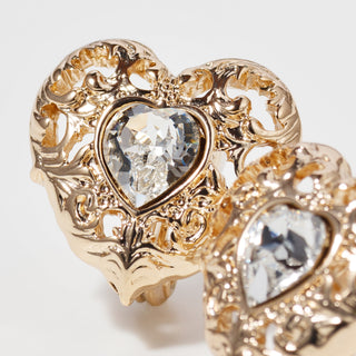 Rococoハートイヤリング