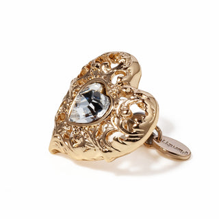 洛可可式心型耳環