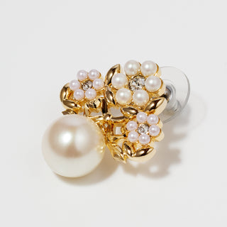 Trois Flower Earrings