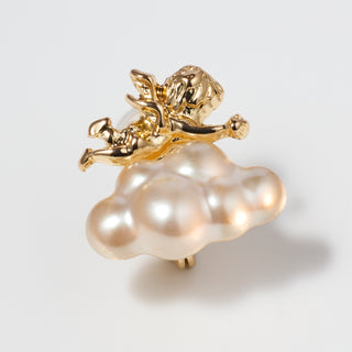 Angel Cloud clip on Earrings