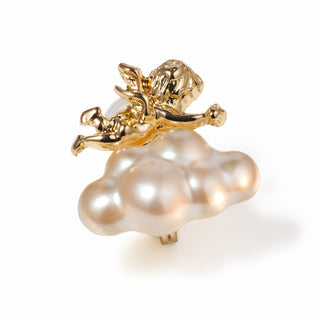 Angel Cloud clip on Earrings