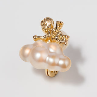 Angel Cloud clip on Earrings