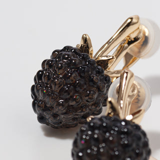 blackberry clip on earrings
