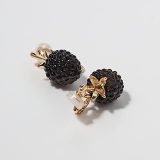 blackberry clip on earrings