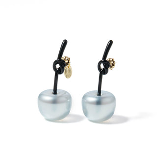 Edit Play Pearl Cherry Earrings (601/BL/BK)
