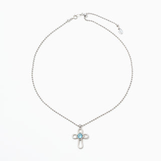 YUKI x Liquem / MIX Plated Cross Necklace