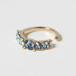 ジュエルイヤカフ（BLUE）