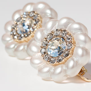 newババロアイヤリング（パール）