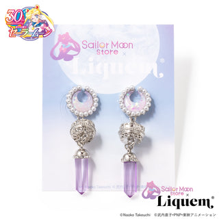 Sailor Moon store x Liquem / Liquem limited edition Princess Serenity earrings (Silver)