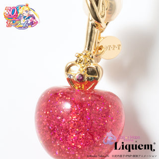 Sailor Moon store x Liquem / Cherry earrings (Cosmic Heart Compact)