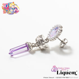 Sailor Moon store x Liquem / Liquem limited edition Princess Serenity earrings (Silver)