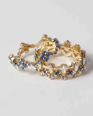 Milfie Flower Ring (Lt Sapphire)