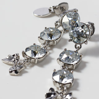 ガーリッシュリボンピアス（ワントーン）