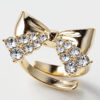 スパークルリボンリング