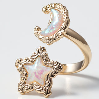 Baroque Swing Star Ring