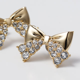 Sparkle Ribbon Earrings