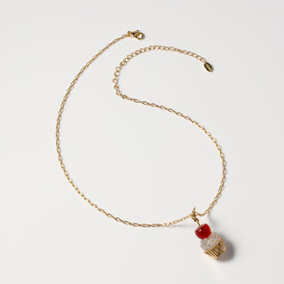 Cherry Cupcake Pendant