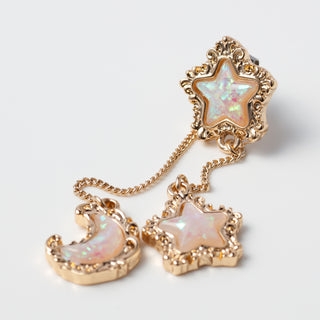 Baroque Swing Star Earrings