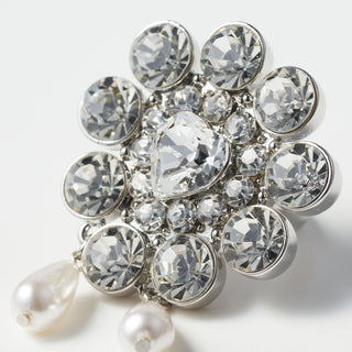 Big jeweled heart ring