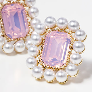 ディフォルメイヤリング（ミルクピンク）