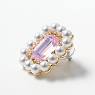 ディフォルメピアス（ミルクピンク）