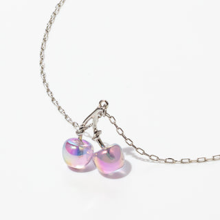 Color-changing cherry chain necklace (Aurora)