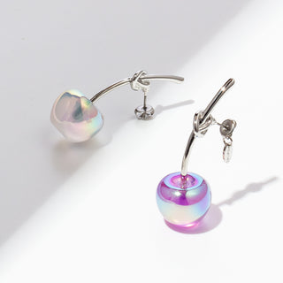 Color-changing Cherry Earrings (Aurora)