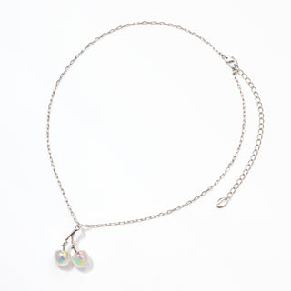 Color-changing cherry chain necklace (Aurora)