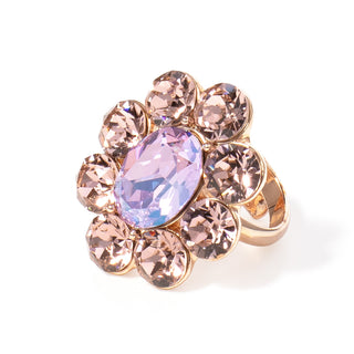 Big Bijou Bloom Ring (Violet Moonlight)