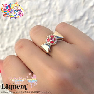 Sailor Moon store x Liquem / コズミックハートコンパクトリボンリング [お届け時期:2026年2月〜]