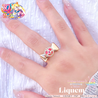 Sailor Moon store x Liquem / コズミックハートコンパクトリボンリング [お届け時期:2026年2月〜]