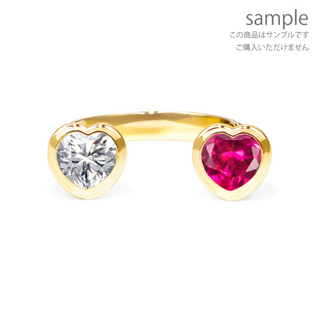 [sample] Bicolor My Heart Ring