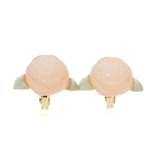 Buttercream Rose Earrings