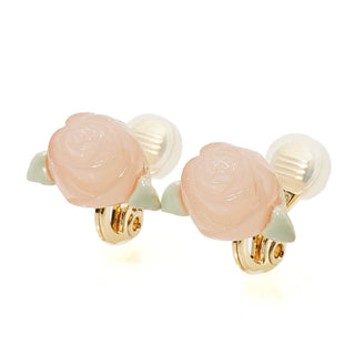 Buttercream Rose Earrings