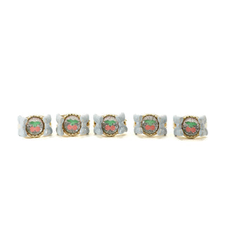 Ribbon Dome Ring (Cherry)