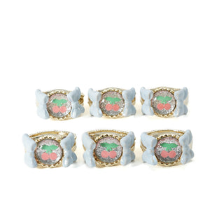 Ribbon Dome Ring (Cherry)