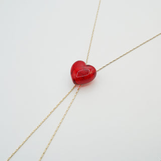 RED LOVE long necklace