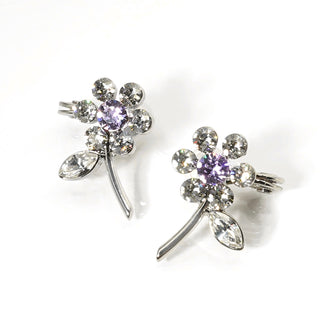 マーガレットイヤリング（パープル）