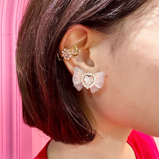 Girls' Dream Ribbon clip on earrings